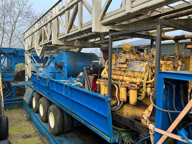 1978 ideco 725 zware trailer met boorinstallatie - afbeelding 14 van  22