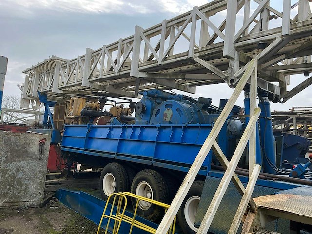 1978 ideco 725 zware trailer met boorinstallatie - afbeelding 17 van  22