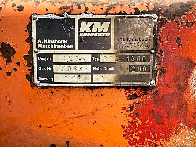 1978 kinshofer 301-1300 steenklem - afbeelding 8 van  8