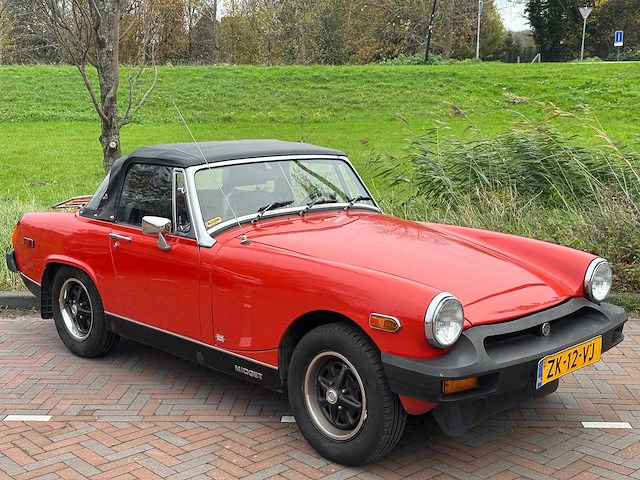 1978 mg midget type b 1.8 roadster, zk-12-vj - afbeelding 3 van  4
