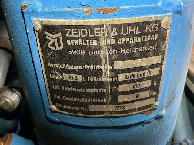 1978 sullair f25d mobiele luchtcompressor - afbeelding 14 van  16