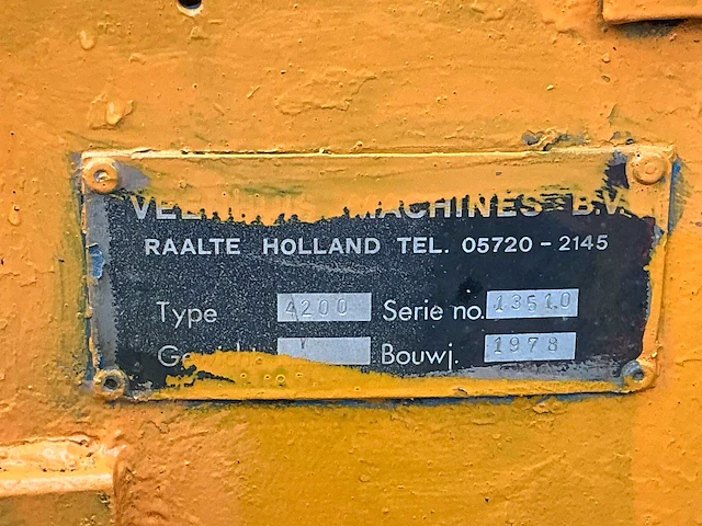 1978 veenhuis 4200 mesttank - afbeelding 9 van  15