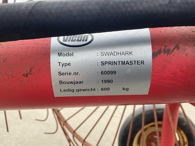 1978 vicon sprintmaster swadhark - afbeelding 8 van  8