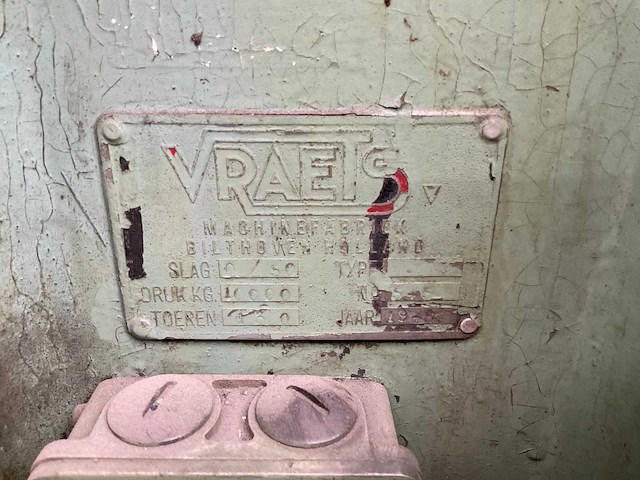 1978 vraets 10 tons excenterpers - afbeelding 5 van  5