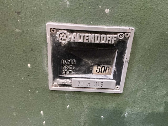 1979 altendorf f-90 zaagtafel - afbeelding 9 van  19