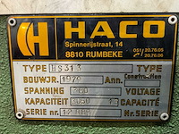 1979 haco hs313 guillotineschaar - afbeelding 13 van  20