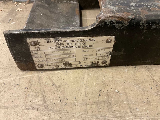 1979 heftruck verlenglepels - afbeelding 5 van  5