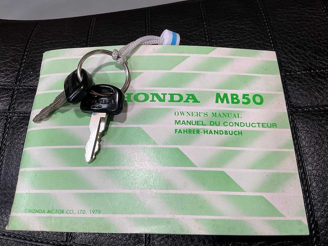 1979 honda bromfiets mb 50 brommer - afbeelding 10 van  10