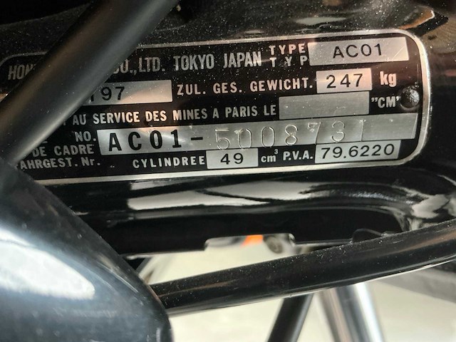 1979 honda mb-50 bromfiets - afbeelding 23 van  27