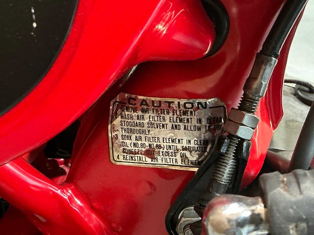 1979 honda xr80 motorfiets - afbeelding 19 van  19