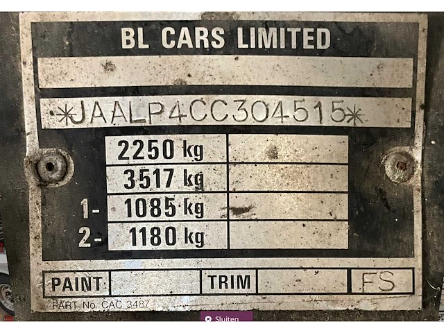 1979 jaguar xj 4.2 personenauto - afbeelding 18 van  25