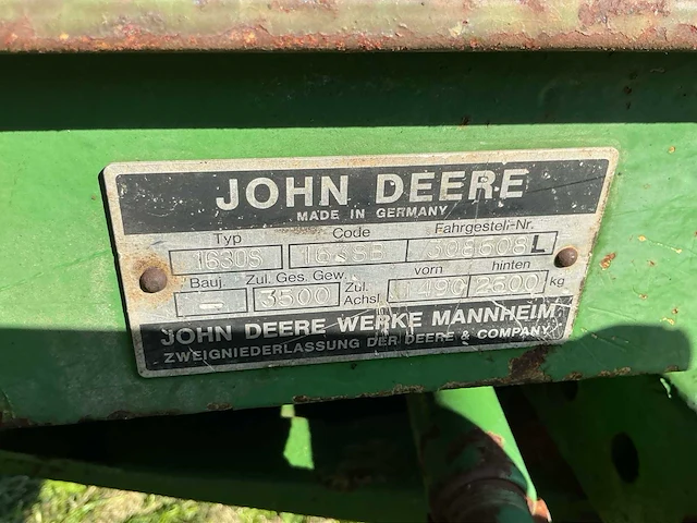 1979 john deere 1630ls oldtimer tractor - afbeelding 16 van  25