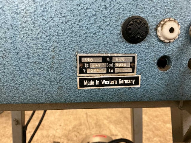 1979 kramer & grebe autorace vacuümmachine - afbeelding 6 van  7