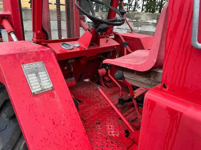 1979 manitou braud & faucheux 4rm 30g graaflaadmachine/heftruck - afbeelding 27 van  53