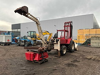 1979 manitou braud & faucheux 4rm 30g graaflaadmachine/heftruck - afbeelding 47 van  53