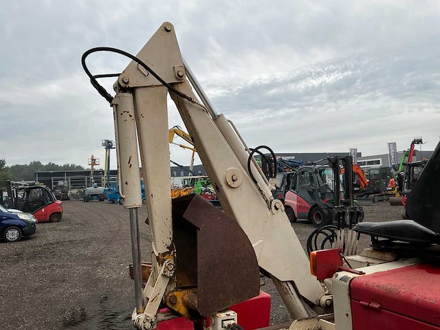 1979 manitou braud & faucheux 4rm 30g graaflaadmachine/heftruck - afbeelding 14 van  22