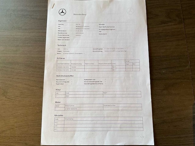 1979 mercedes-benz g-klasse 240gd cabrio personenauto - afbeelding 43 van  46