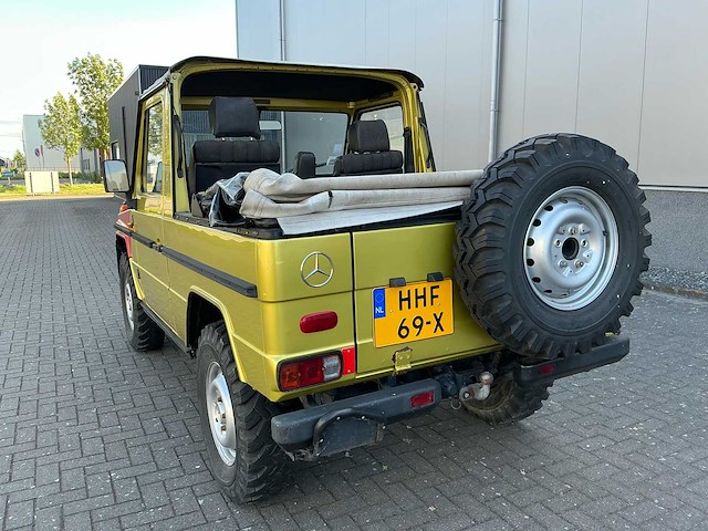 1979 mercedes-benz g-klasse 240gd cabrio personenauto - afbeelding 50 van  52