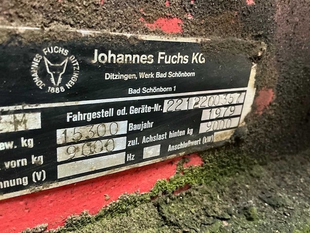 1979 mobile kraan fuchs 712 - afbeelding 6 van  14