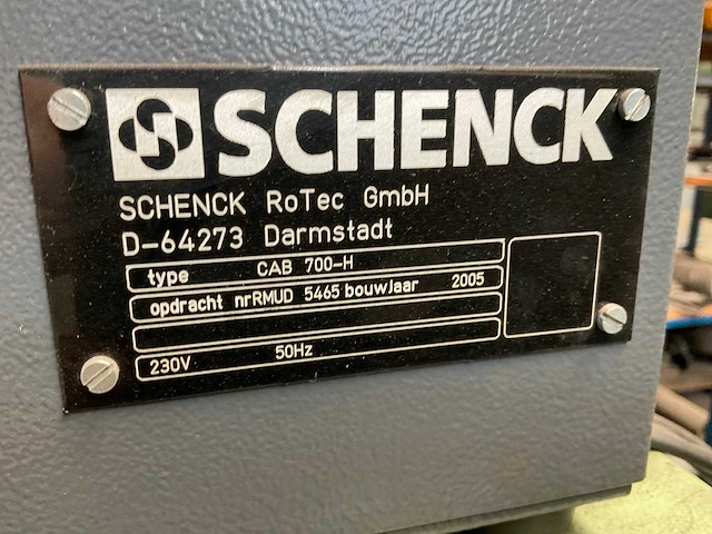 1979 schenck h 4 v balanceermachine - afbeelding 10 van  26