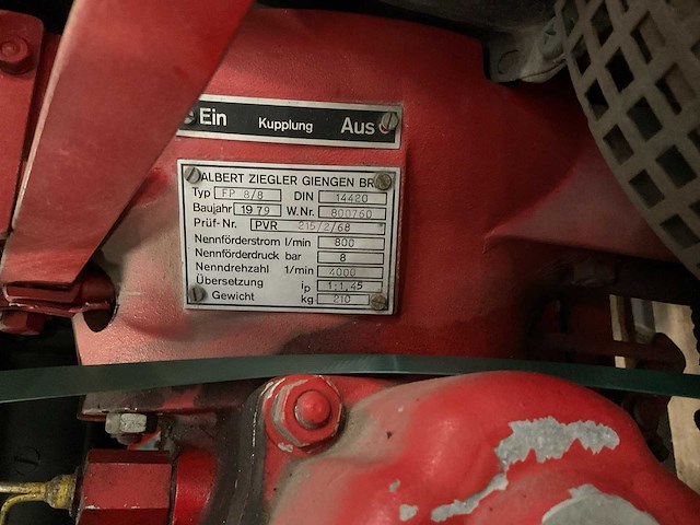 1979 ziegler fp 8/8 waterpomp - afbeelding 10 van  12