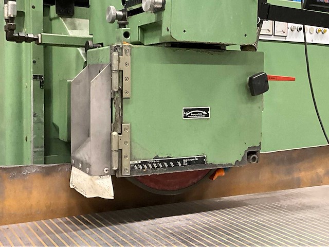 1980 blohm / hauni hfs 512 vlakslijpmachine - afbeelding 7 van  33