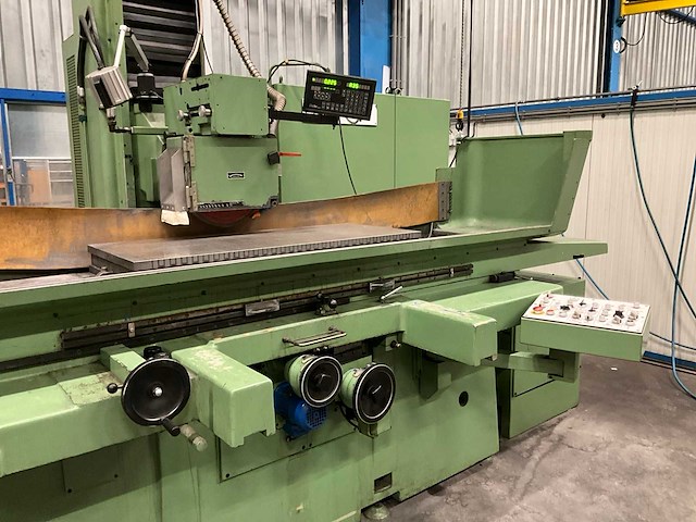 1980 blohm / hauni hfs 512 vlakslijpmachine - afbeelding 11 van  33