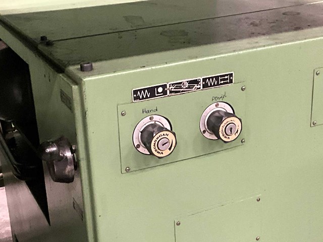 1980 blohm / hauni hfs 512 vlakslijpmachine - afbeelding 19 van  33