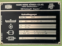 1980 blohm / hauni hfs 512 vlakslijpmachine - afbeelding 26 van  33