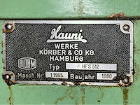 1980 blohm / hauni hfs 512 vlakslijpmachine - afbeelding 27 van  33