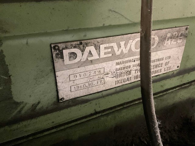 1980 deawoo a20 bankdraaibank - afbeelding 10 van  20