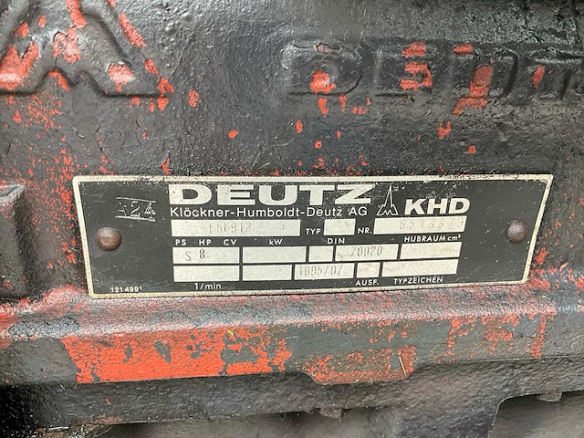 1980 deutz-fahr dx85 tweewielaangedreven landbouwtractor - afbeelding 5 van  34