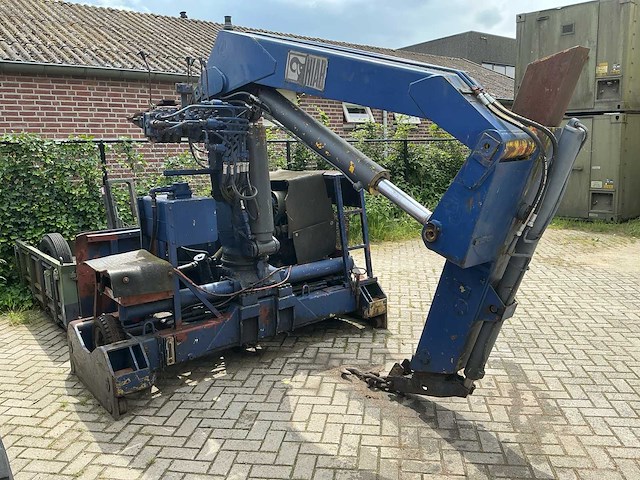 1980 hiab 852-2235a hydraulische laadkraan met diesel motor - afbeelding 23 van  27