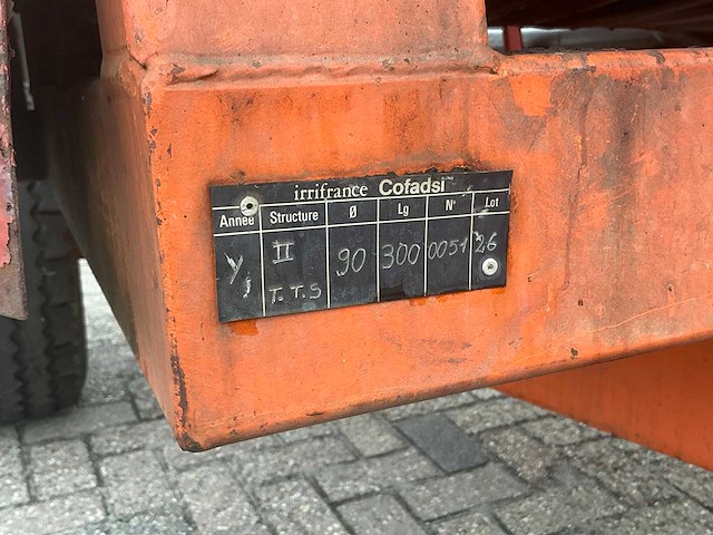 1980 irrifrance 90/300 beregeningshaspel - afbeelding 15 van  22