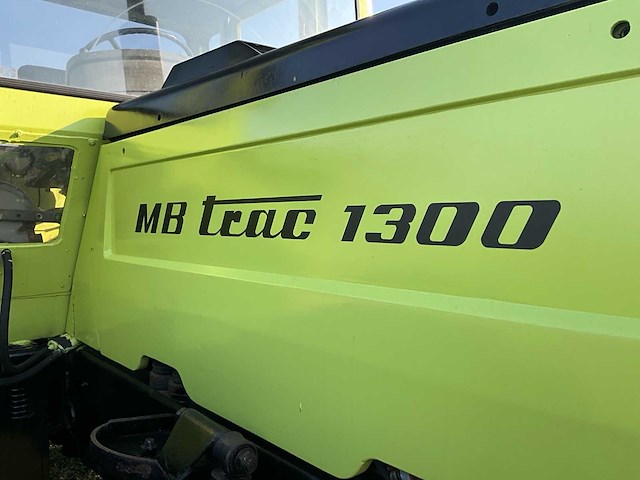 1980 mercedes- benz mb trac 1300 turbo vierwielaangedreven landbouwtractor - afbeelding 3 van  17