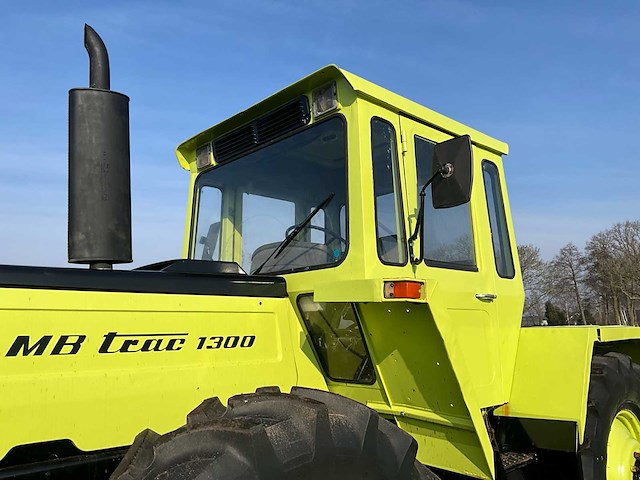 1980 mercedes- benz mb trac 1300 turbo vierwielaangedreven landbouwtractor - afbeelding 8 van  41