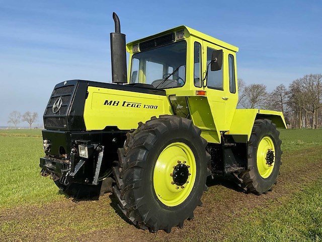 1980 mercedes- benz mb trac 1300 turbo vierwielaangedreven landbouwtractor - afbeelding 1 van  41