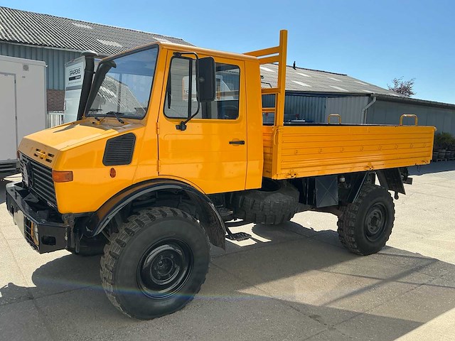 1980 mercedes-benz unimog 435 transportvoertuig - afbeelding 12 van  58
