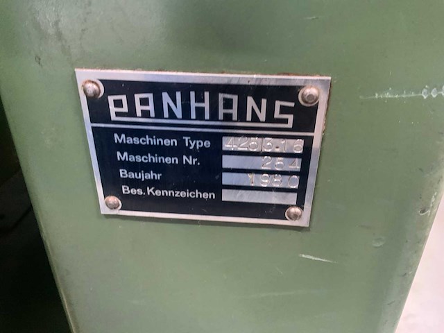 1980 panhans 426 3.16 vandiktebank - afbeelding 7 van  9