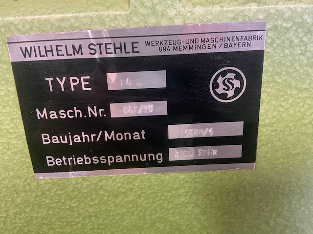 1980 stehle f4 h tafel- en spilfreesmachine - afbeelding 6 van  6