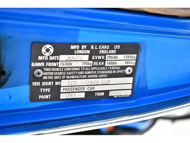 1980 triumph tr7 convertible 2,0l i4 - 1980 - marge auto - afbeelding 7 van  17