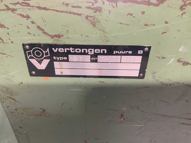 1980 vertongen s-320 stijlenbandschuurmachine - afbeelding 6 van  6