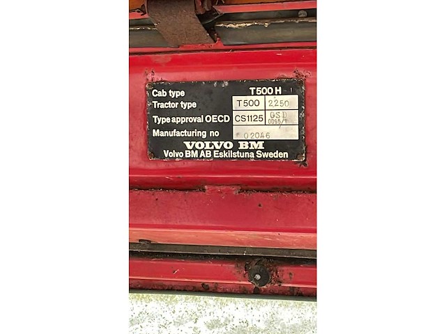 1980 volvo bm 2250 oldtimer tractor - afbeelding 9 van  17