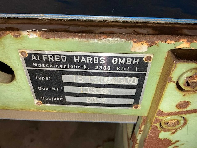 1981 alfred harbs tb 150/4500 transportband - afbeelding 6 van  6