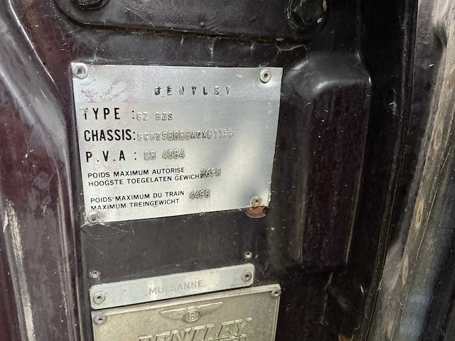 1981 bentley mulsanne personenauto - afbeelding 49 van  65