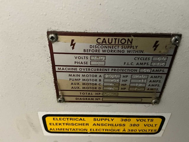 1981 colchester lathe magnum 1250 precisie draaibank - afbeelding 27 van  39