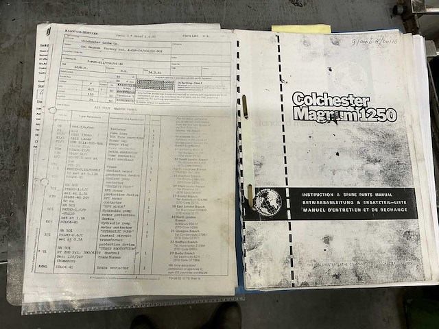 1981 colchester lathe magnum 1250 precisie draaibank - afbeelding 29 van  39