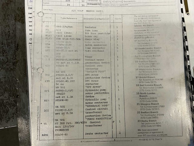 1981 colchester lathe magnum 1250 precisie draaibank - afbeelding 31 van  39
