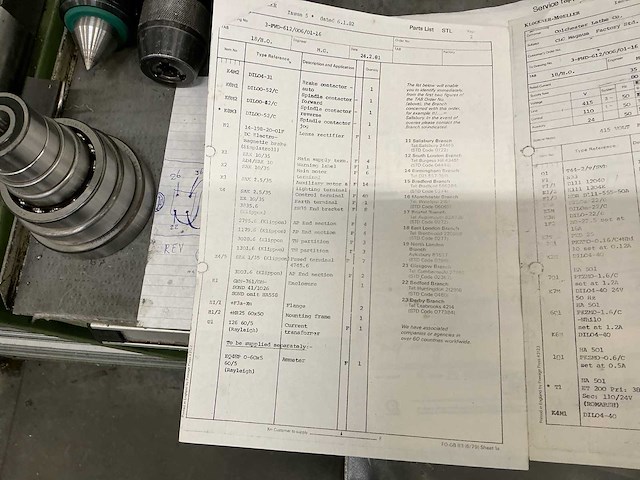 1981 colchester lathe magnum 1250 precisie draaibank - afbeelding 32 van  39