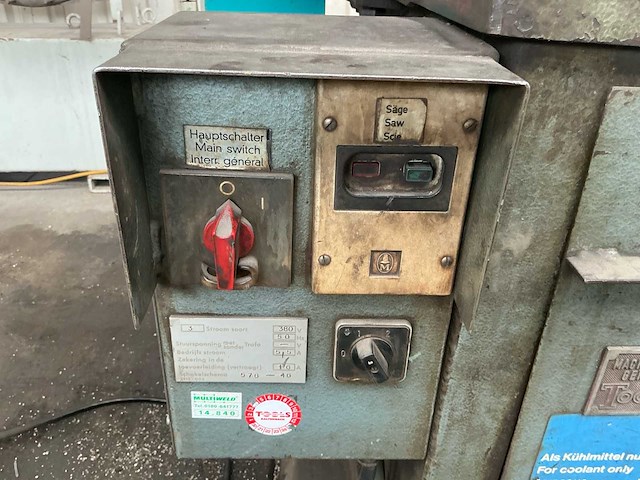1981 kaltenbach kks400 cirkelzaagmachine metaal - afbeelding 15 van  29